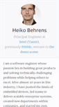 Mobile Screenshot of heikobehrens.net